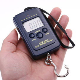 China Dark Blue Portable Electronic Luggage Scale With Low Battery Indication supplier