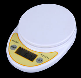 China Round Platform Kitchen Weight Scale 5kg With Over Load Indication supplier