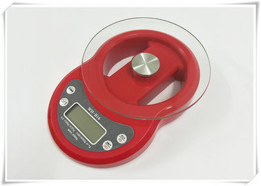 China 5000g Max Weight Tempered Glass Digital Scale With Backlit LCD Display supplier