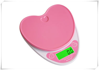 China Heart Shape Kitchen Electronic Scales , Selectable Units Food Weighing Scales supplier