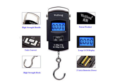 China High Precision Travel Bag Weight Scale , Blue Backlit Hand Luggage Scale supplier