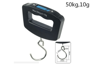 China Modern Design Portable Weighing Scale For Luggage , Black Color Digital Suitcase Scales supplier
