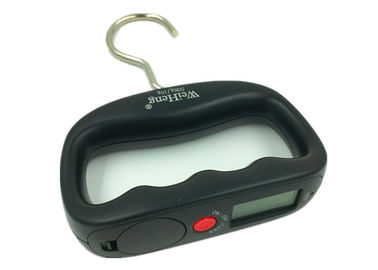 China Wave Handle Travel Luggage Weight Scale With One Piece Lithium Battery Power Supply supplier