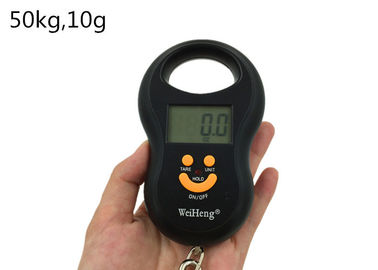 China Black Color Digital Hanging Scale Big LCD With Stainless Steel Hook supplier
