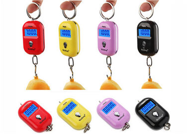 China Red Pink Yellow Mini Portable Electronic Luggage Scale 25 Kg Colorful Gift Items supplier