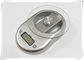 Silver Color Tempered Glass Digital Scale With 5000g Maximum Load supplier