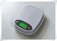 Small Size Electronic Kitchen Scales With Green Backlit LCD Display supplier