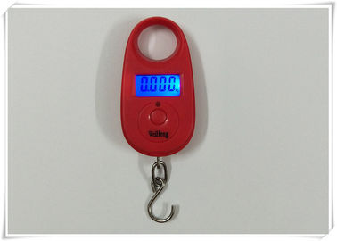 China Steel Hook Suitcase Weighing Scales , Pocket Size Digital Luggage Scale supplier