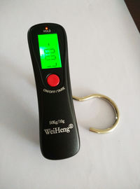 China Black Hook Strap Travel Digital Scale Over Load Indication With CR2032 Batteries supplier